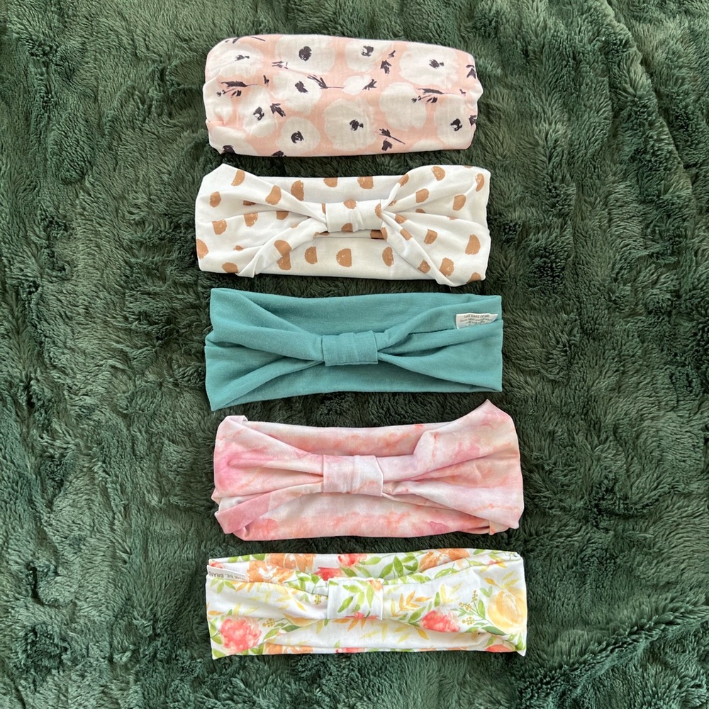 Set of 5 boho headbands. The Be Brand. Perfect for working out or wearing out!